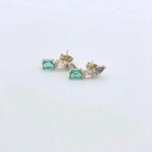 Colorful Stud Earrings - Picture 1 of 5